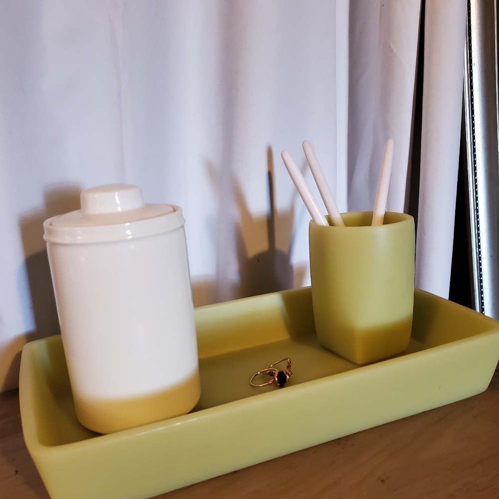 Restoration Hardware Tray and Tumbler